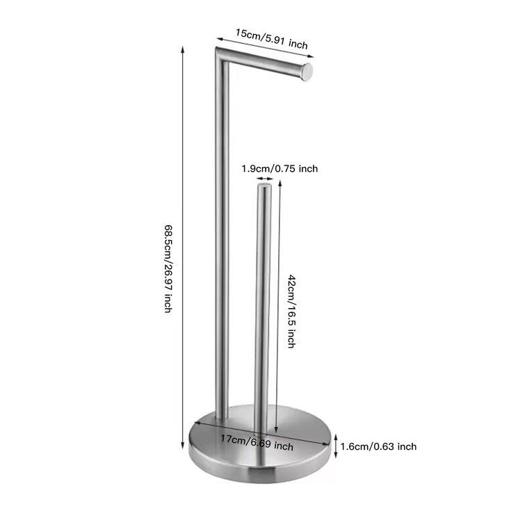 VIBRANTBATH Freestanding Toilet Paper Holder Wayfair Canada